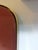 Vintage Mirror with Brass Frame, Italy, 1960s For Sale - Image 9 of 10