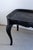 A striking blend of form and artistry, this ebonized chinoiserie coffee table from France features a beautifully hand-...