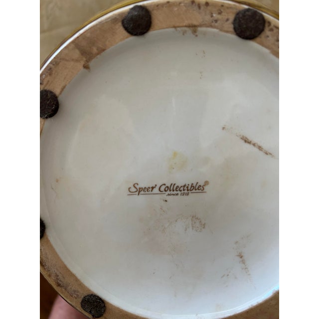 Speer Collectibles Large Gold Floral Vase For Sale In West Palm - Image 6 of 7