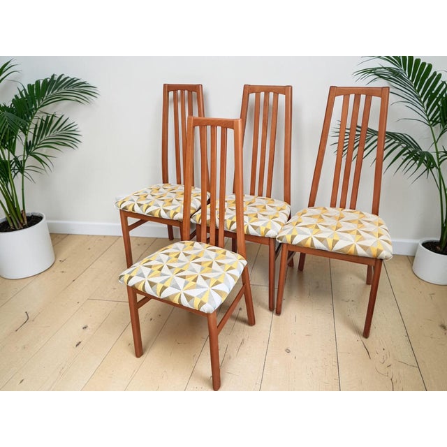 Wood Vintage Dining Chairs by Neil Morris for Morris of Glasgow, 1960s, Set of 6 For Sale - Image 7 of 18