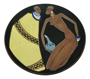 Decorative Wall Plate in Kalahari Ceramic, 1960