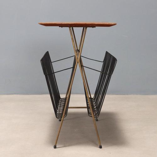 Vintage Magazine Rack, 1960s For Sale - Image 3 of 7