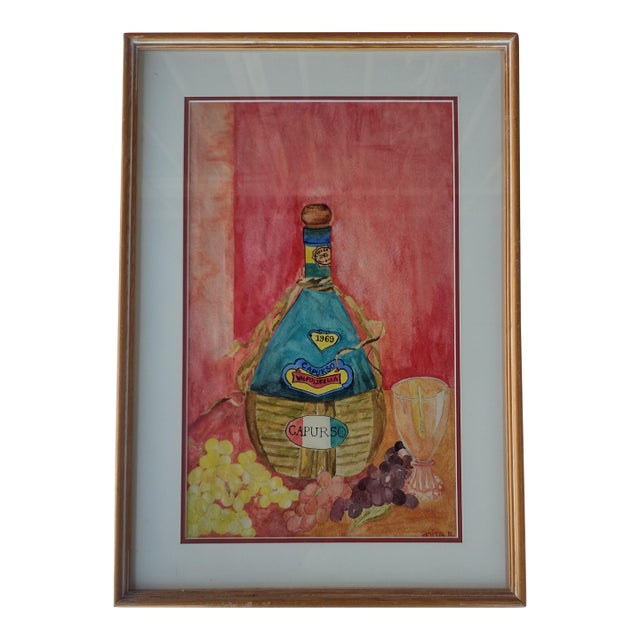 "Capurso" Original Watercolor by Anita Blythe For Sale