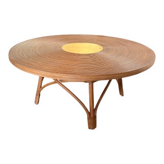 Brooks Eden Rattan Coffee Table For Sale