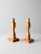 Pair of Vintage Handmade Wooden Candlesticks For Sale - Image 6 of 11