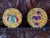 Vintage French Parry & Vieille Majolica Fruit (Plum & Pear) Plates in the Style of De Serreguemines- Set of 2 For Sale In San Antonio - Image 6 of 12