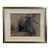 19th Century Antique Framed Sketch, Lush Landscape For Sale
