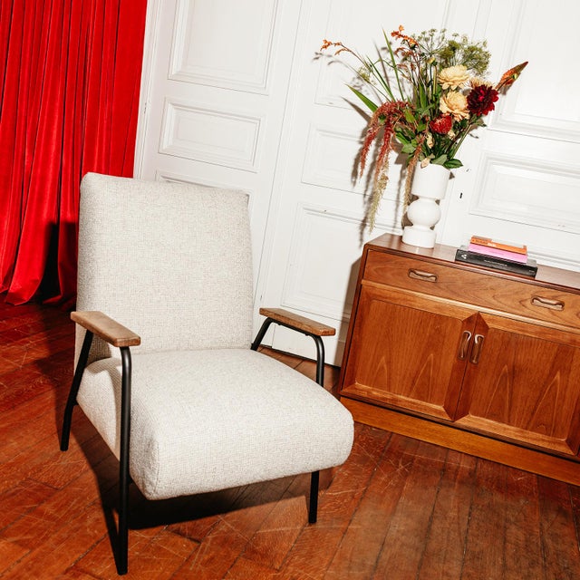 Beige Rio Lounge Chairs by Pierre Guariche for Meurop, Belgium, 1960, Set of 2 For Sale - Image 8 of 13
