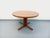 Vintage Scandinavian Round Teak Dining Table, 1960s For Sale - Image 16 of 18
