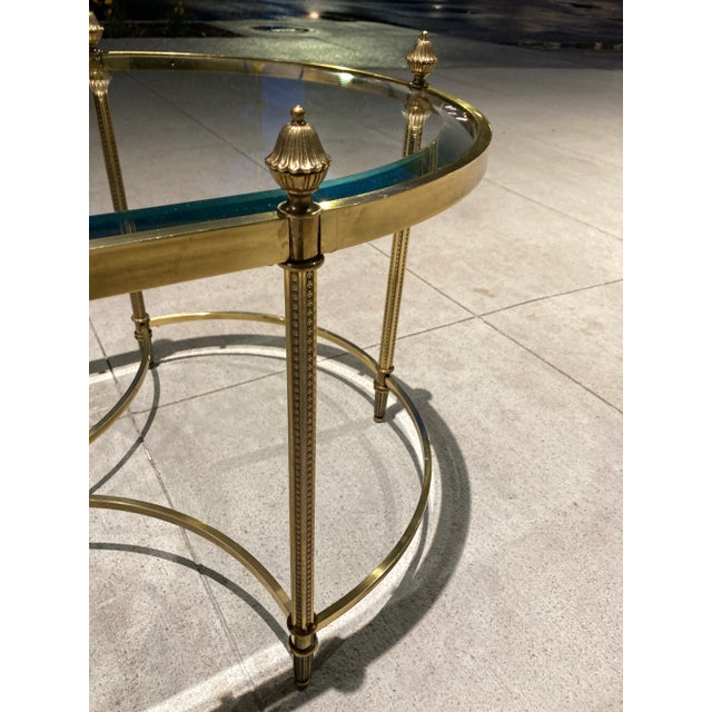 Neoclassical Manner of Jansen Coffee Table in Maison Baguès For Sale - Image 3 of 13