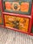 Antique Mongolian Hand-Painted Kang Cabinet / Low Media Console For Sale - Image 9 of 17