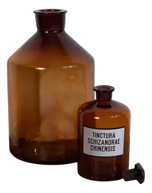Apothecary Bottles, 1920s, Set of 2