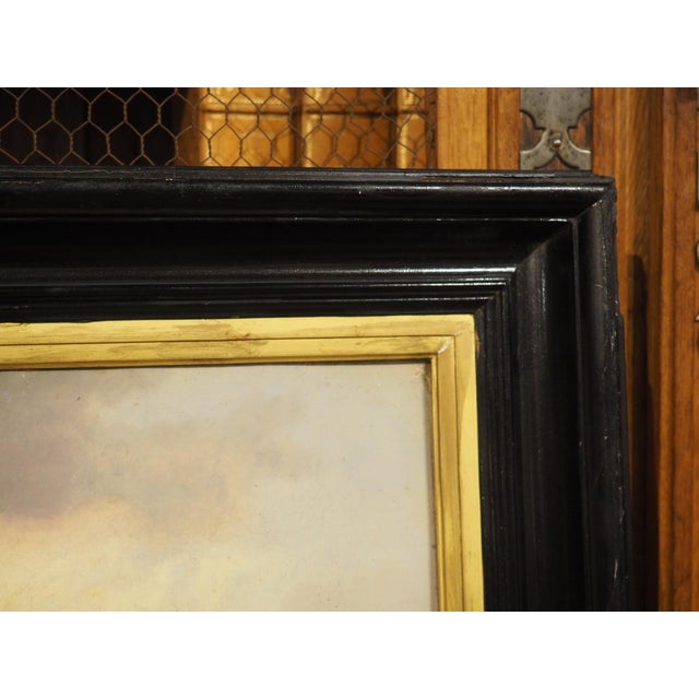 French 19th Century French Coastal Landscape Painting, Signed Kuwasseg For Sale - Image 3 of 18