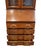 Brown High End Vintage Solid Cherry Traditional Style 34" Secretary Desk W. Double Bonnet Display Hutch For Sale - Image 8 of 13