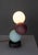 Contemporary style Table Lamp, Marble, Multicolor Hand crafted glass, Black, D165xH265mm, 1xG9 This piece has an...