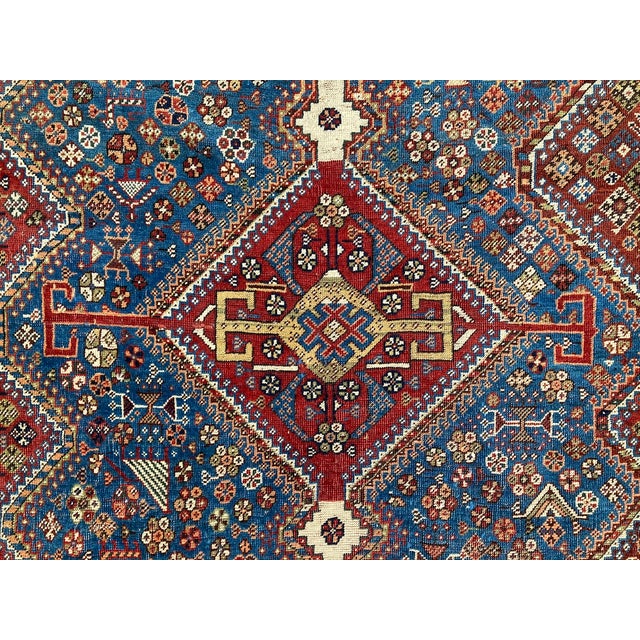 Antique Qashqai Rug, 1890s For Sale - Image 13 of 18