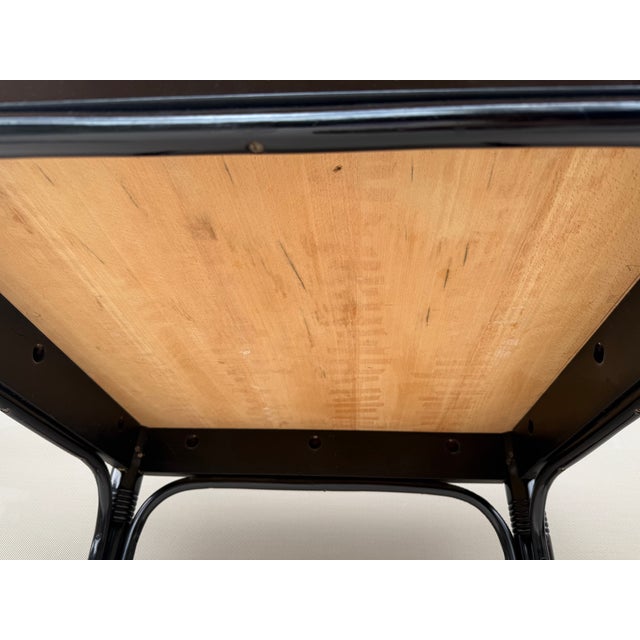 Antique Vienna Secession Bentwood Side Table attributed to J. & J. Kohn and Thonet Circle, Austria, 1890s For Sale - Image 13 of 18