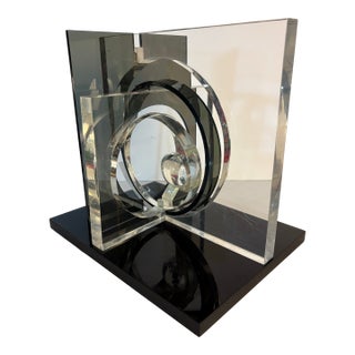 1970s Miriam Blanc Lucite Sculpture For Sale