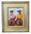 2020s Western Cowgirls & Horses Oil Painting Including the Antiqued Silver Wood Frame For Sale - Image 5 of 5