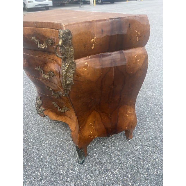 Mid 20th Century Vintage XV French Style Chest of Drawers For Sale - Image 4 of 12