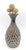 Offered is a 1970s wheel-turned studio pottery bud vase that has a distinct onion-shaped neck and a textured surface with...