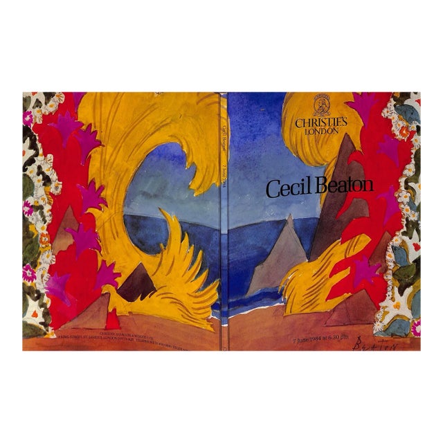 "Cecil Beaton: Stage and Costume Designs, Portraits Fashion Drawings and Landscapes" 1984 Christie's London For Sale