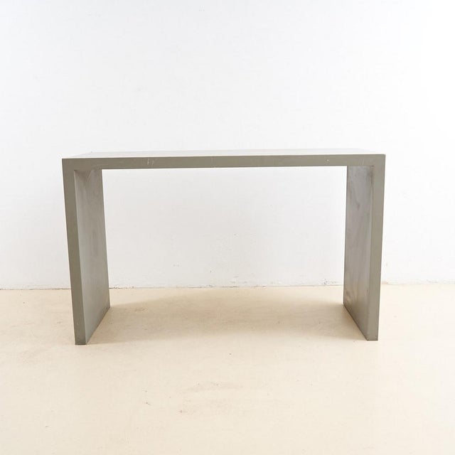 Wood Minimalist Modern Console Table For Sale - Image 7 of 7