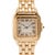 Modern Cartier Panthere Medium Size 27mm 8839 18k Yellow Gold White Roman Quartz Watch For Sale - Image 3 of 10