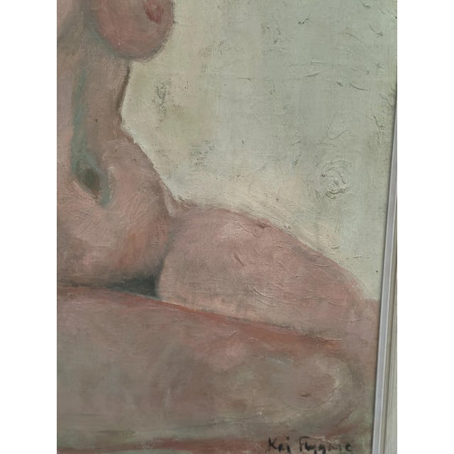 Kai Flygare, Nude Model Study, 1959, Oil on Canvas, Framed For Sale - Image 13 of 17