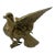 Mid 20th Century Brass Dove Figurine For Sale