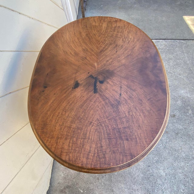 French Style Rococo Revival Walnut Side Table For Sale - Image 16 of 17
