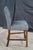 2010s 4 American Signature Modern Grey Counter Height Bar Stools Mahogany Finish For Sale - Image 5 of 9