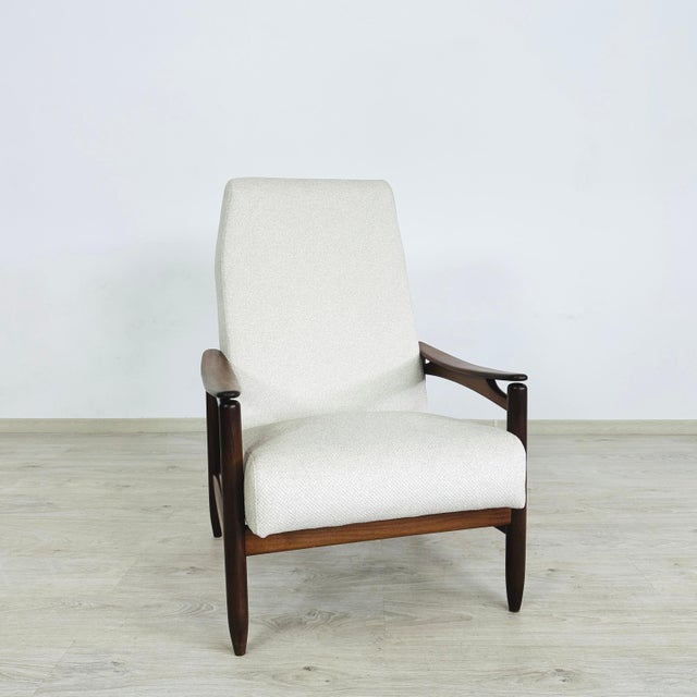 Mid-Century Modern Vintage Danish Lounge Chair For Sale - Image 3 of 7