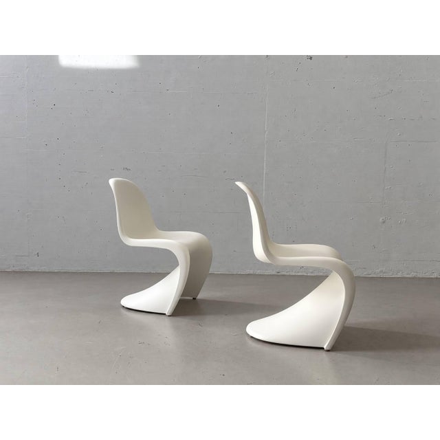White White Panton Chair by Verner Panton from Vitra, 2008 For Sale - Image 8 of 15