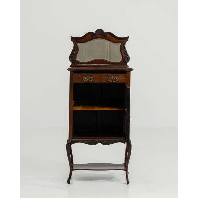 Brown 19th Century Victorian Slimline Cabinet For Sale - Image 8 of 13