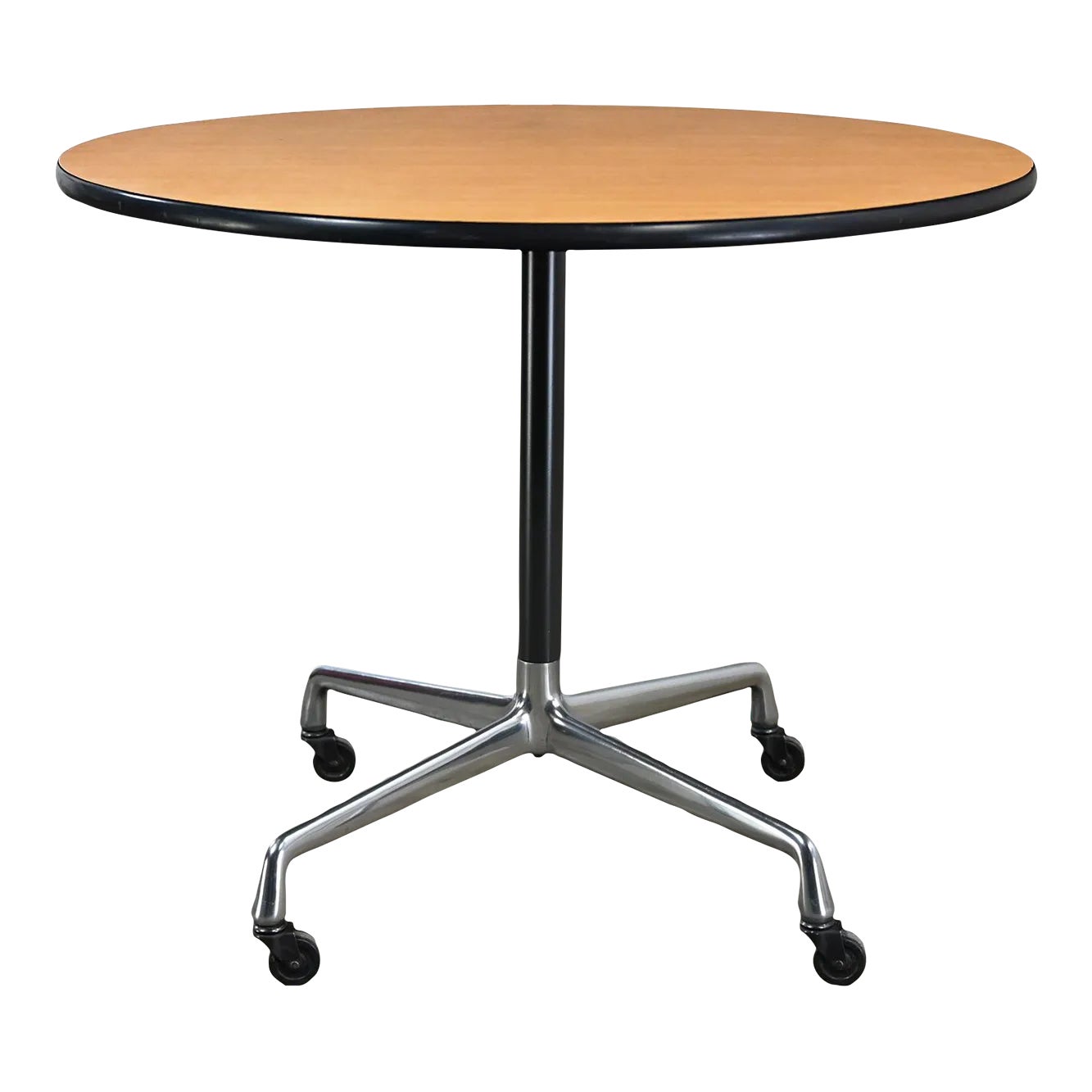 Vintage MCM Eames for Herman Miller Table Aluminum Universal Base With ...