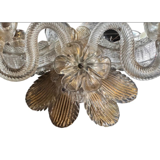 Early 20th Century Venetian Murano Art Glass Girandole Mirror For Sale - Image 14 of 15