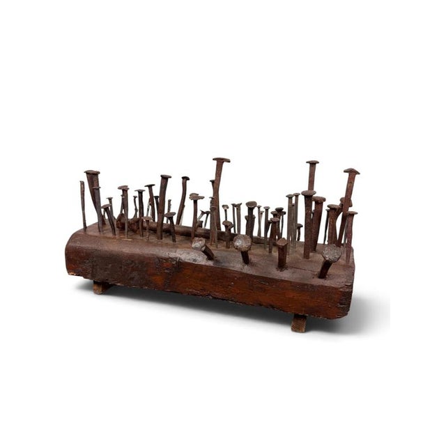 Industrial Arte Povera Decorative Object in Iron For Sale - Image 3 of 7