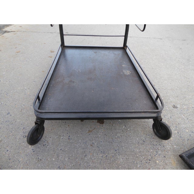 French Demon Serving Bar Cart by Mathieu Mategot for Atelier Matégot For Sale - Image 4 of 11