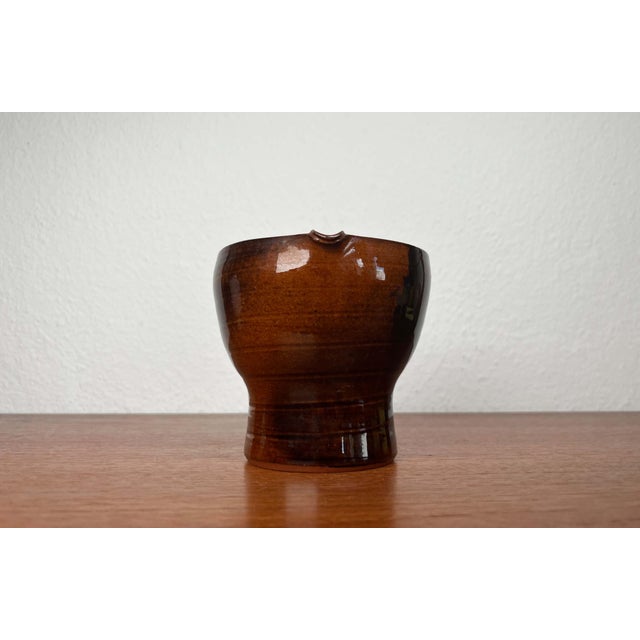 Mid-Century Modern German Studio Pottery Jug Vase by Siegfried Gramann for Töpferhof Römhild, 1960s For Sale - Image 10 of 16