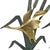 Gold Mid-Century Heron and Duck Figurines in Brass and Green Metal, 1950s, Set of 2 For Sale - Image 8 of 14