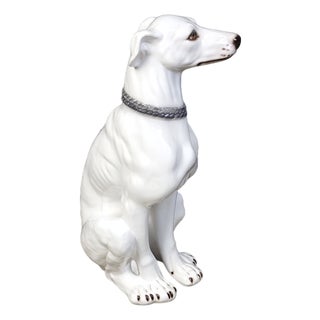 Mid-Century Modern Ceramic Greyhound, 1960s For Sale