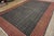 1920s Black Geometric Antique Indian Cotton Dhurrie Rug 8'3" X 12'9" Flatweave Carpet For Sale - Image 4 of 9
