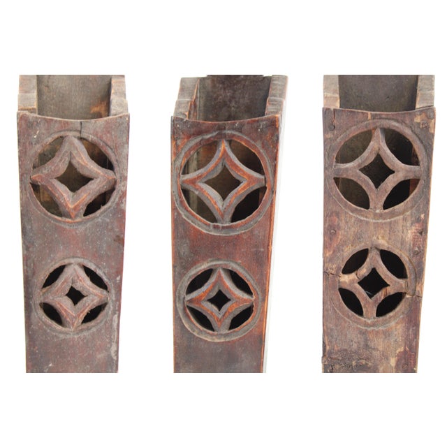1960s Wall Pocket Doubled Diamond Pattern For Sale - Image 11 of 11