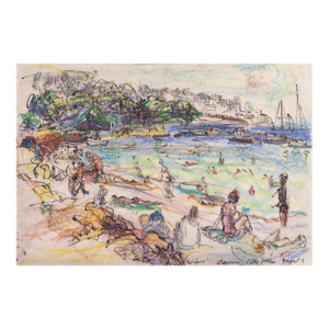 'The Cote D'Azur' by Irma Engel Grabhorn, Paris, Salon D'Automne, Post-Impressionist California Artist