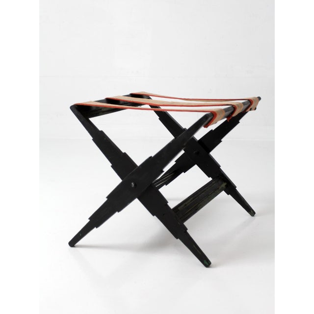 Early 20th Century 1930s Folding Hotel Luggage Rack For Sale - Image 5 of 18