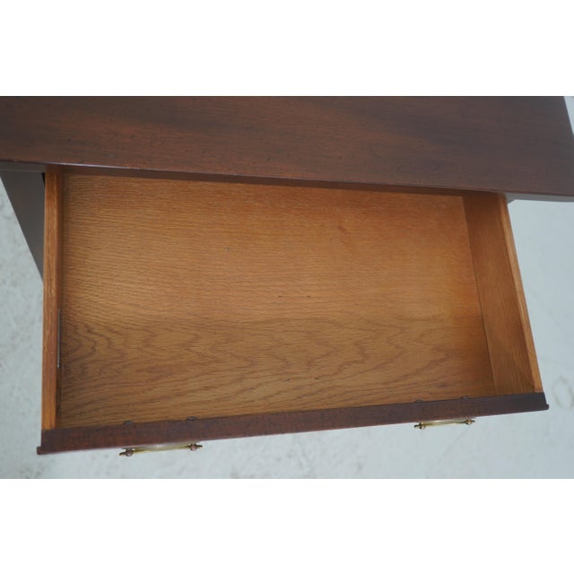 Kittinger Kittinger Colonial Williamsburg Wa-1029 Mahogany 1 Drawer Table For Sale - Image 4 of 18
