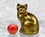 Vintage Traditional Brass Cat Sculpture, c. Mid 20th Century - Pairs Nicely with Many Traditional & Eclectic Interior...