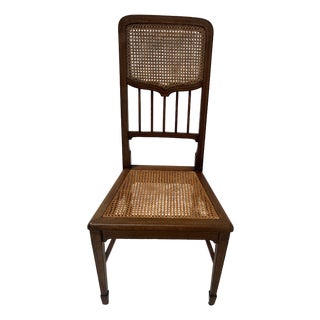 Art Deco Bedroom Chair in Marquetry Wood, 1900s For Sale