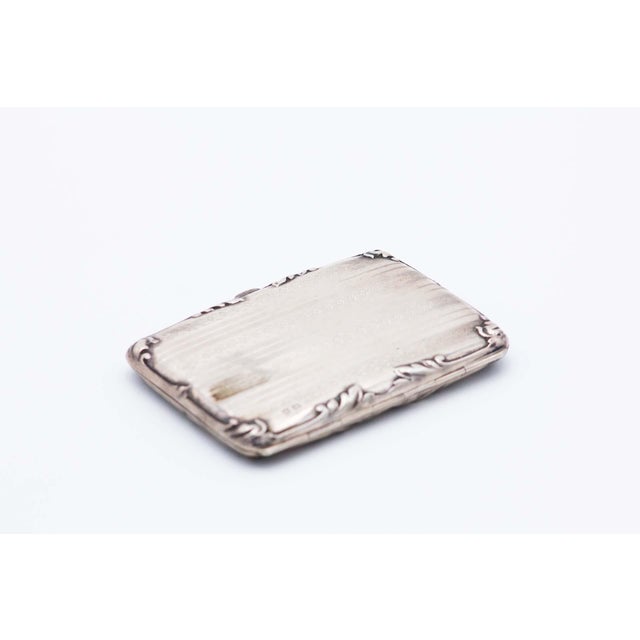 Rectangular Silver Cardboard or Diary Holder For Sale - Image 4 of 6
